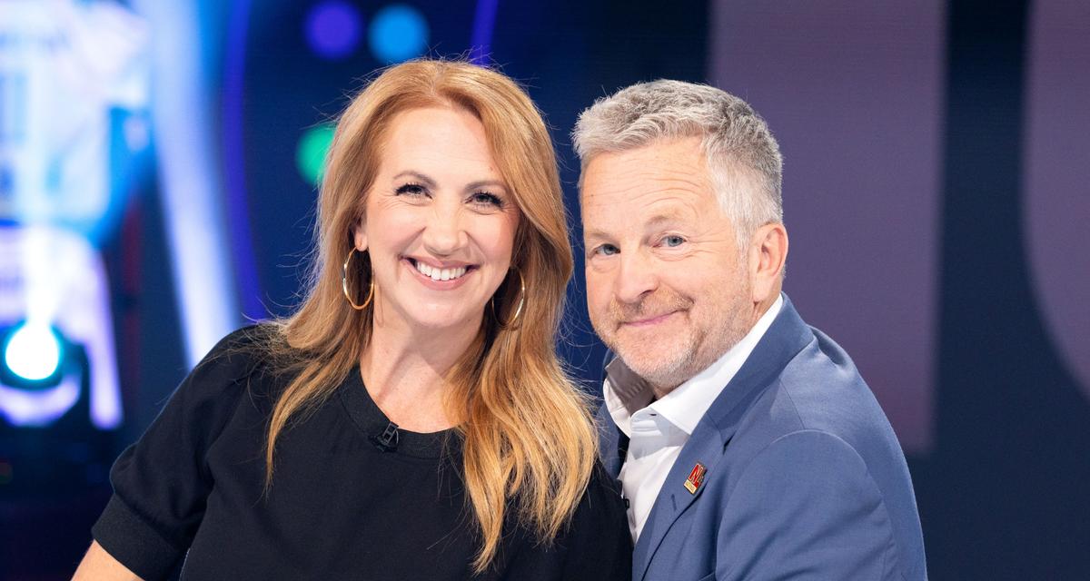 Mélanie Maynard et André Robitaille à Les enfants de la télé