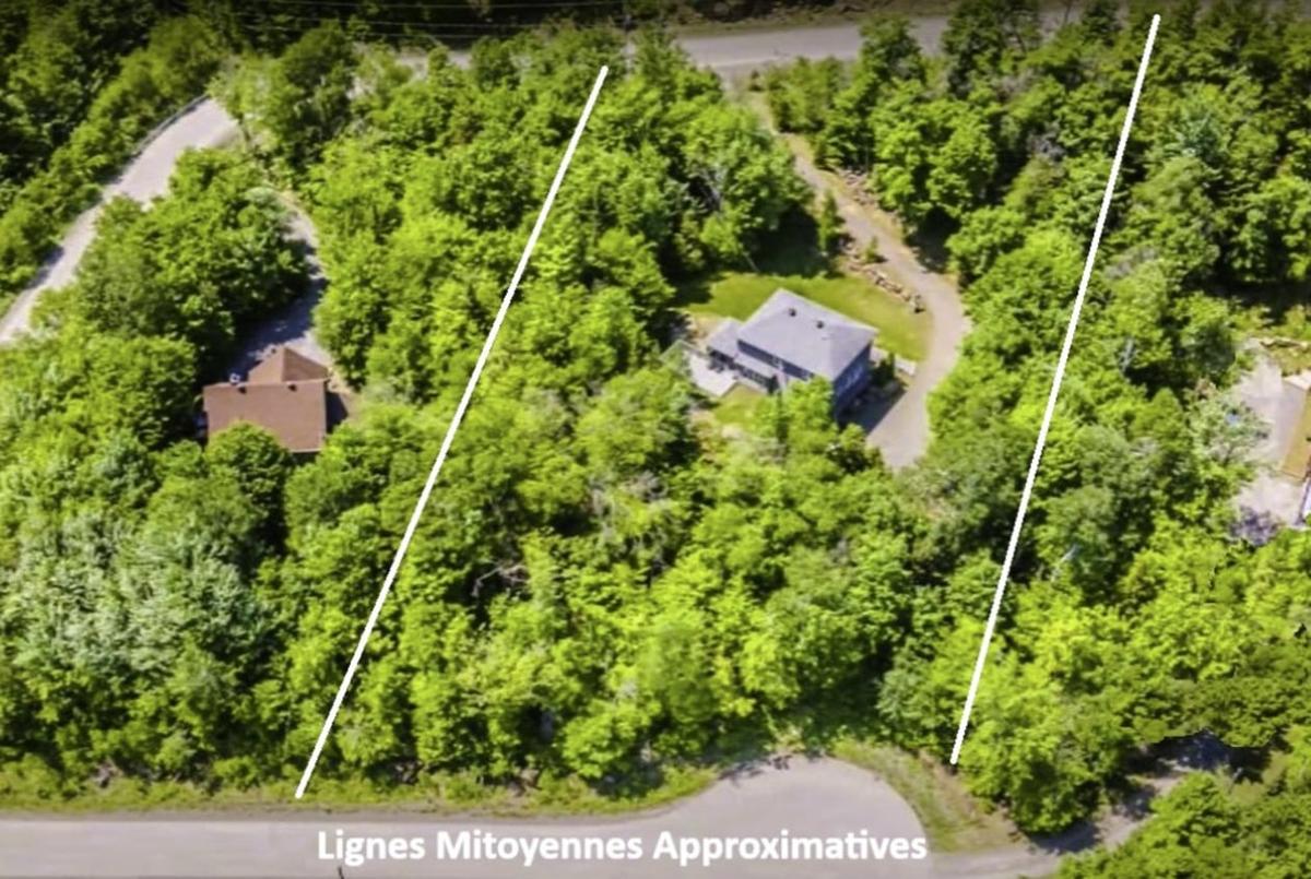 Vue aérienne de la propriété