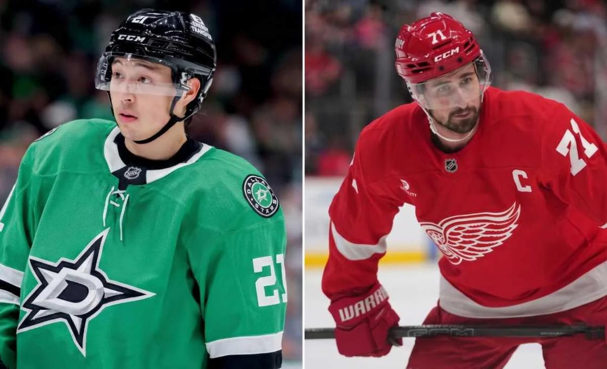Jason Robertson et Dylan LArkin