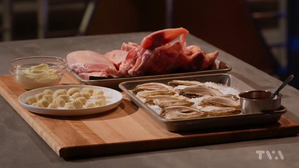 Plateau avec les items à recréer pour la premiere épreuve