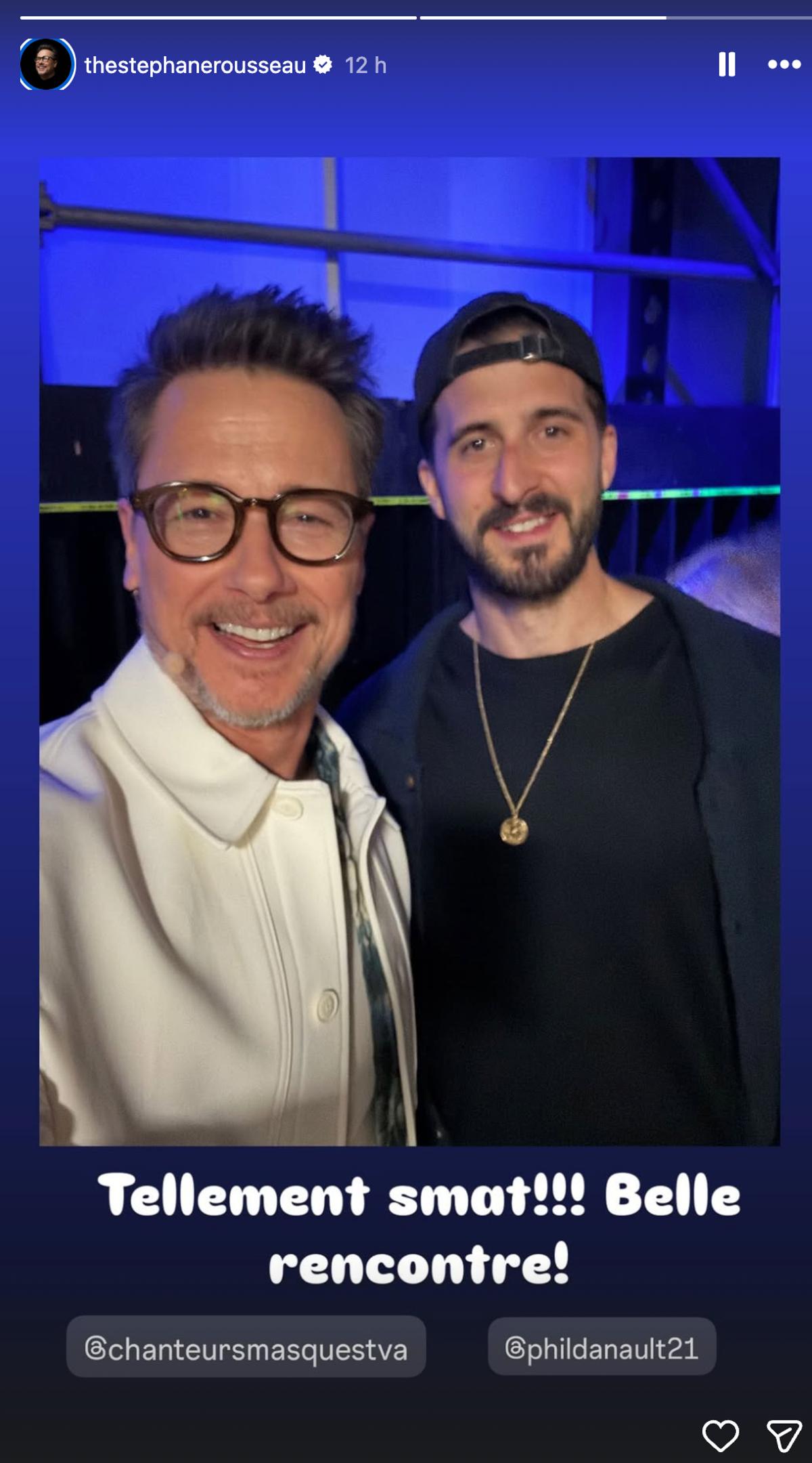 Stéphane Rousseau et Philip Danault