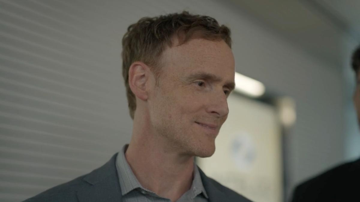 Vincent Leclerc dans son rôle d'Éric Bonin/Gabriel Langlois dans Dumas