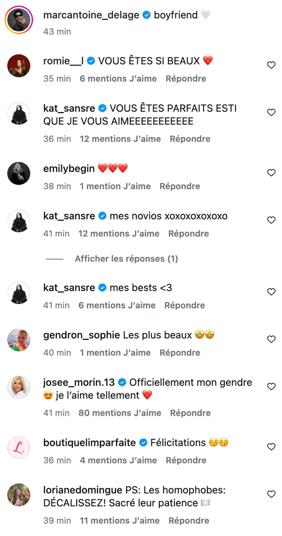 Commentaires sur la publication de Marc-Antoine Delage