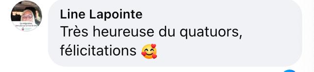 Commentaire sur la page Facebook de TVA