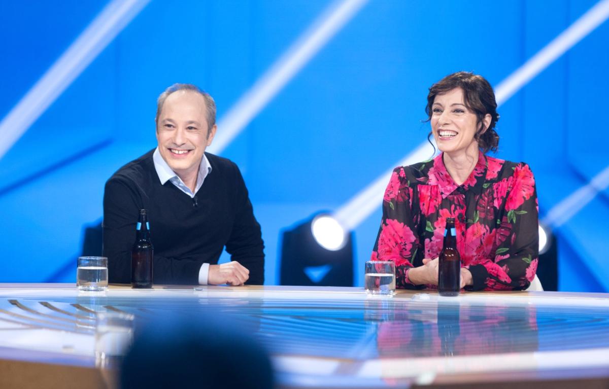 Francis de Passilé et Marilyse Bourke à Les enfants de la télé
