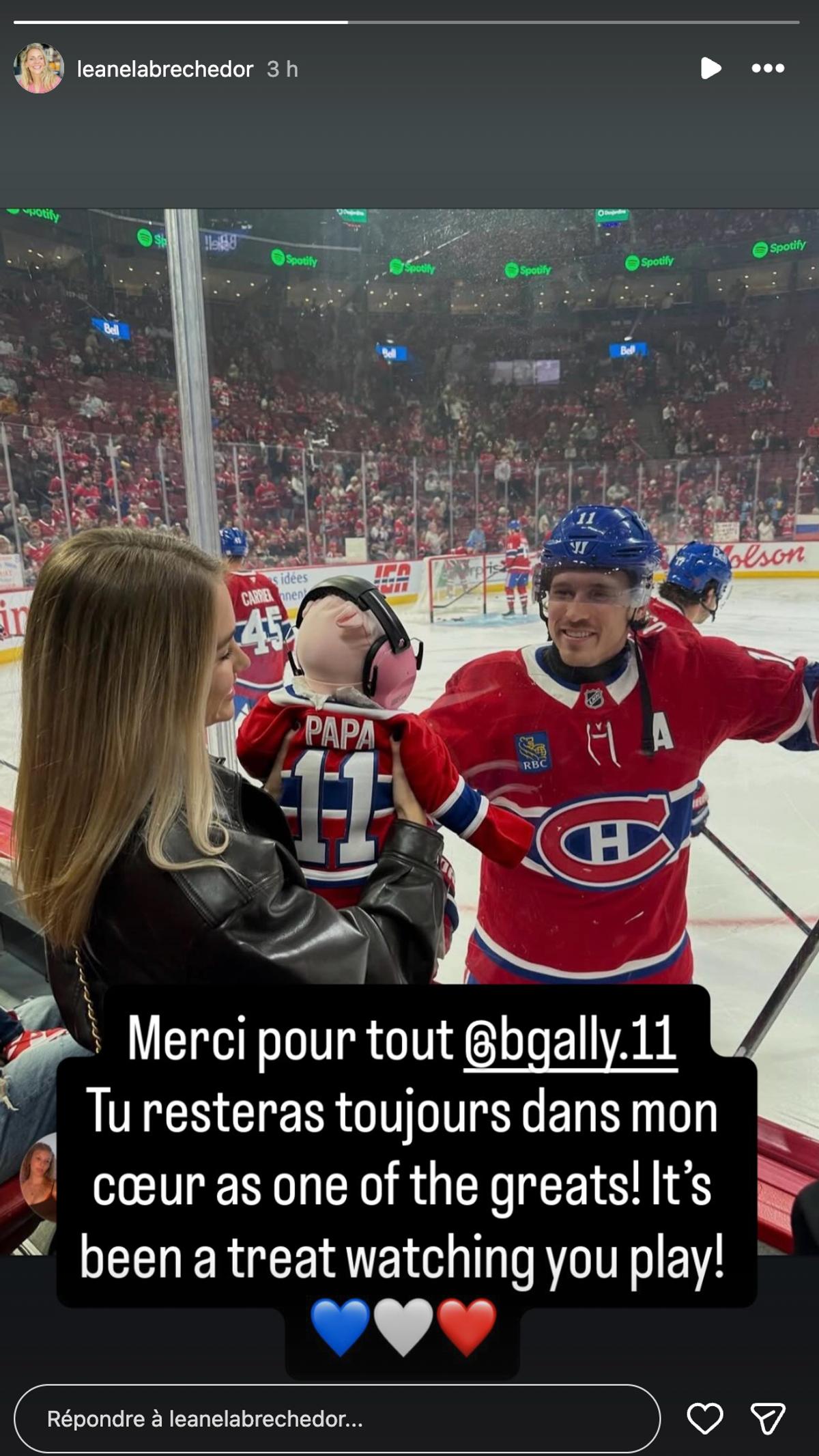 Léane Labrèche-Dor réagit au départ de Gallagher