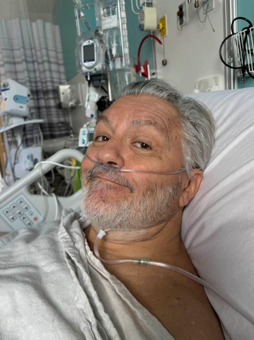 Richard Martineau après son opération