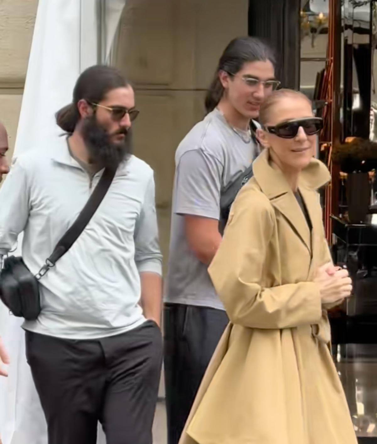 Céline Dion et ses fils