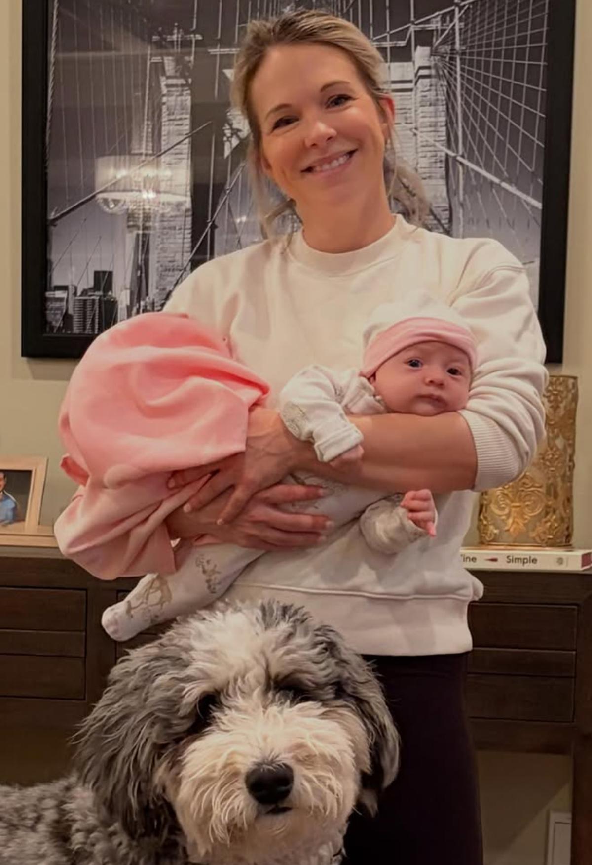 Frédérique Guay et son bébé Samuelle