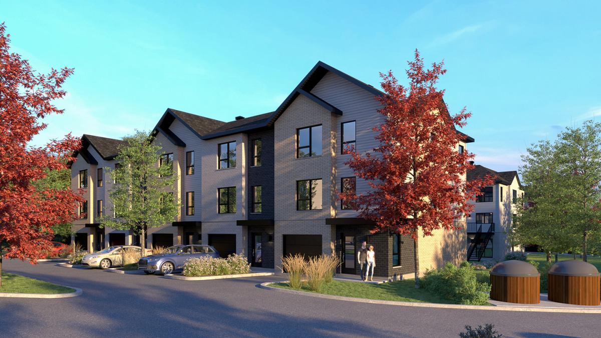 Moderne et lumineuse : une maison de ville spacieuse dans le nouveau Quartier Univa à Saint-Jérôme