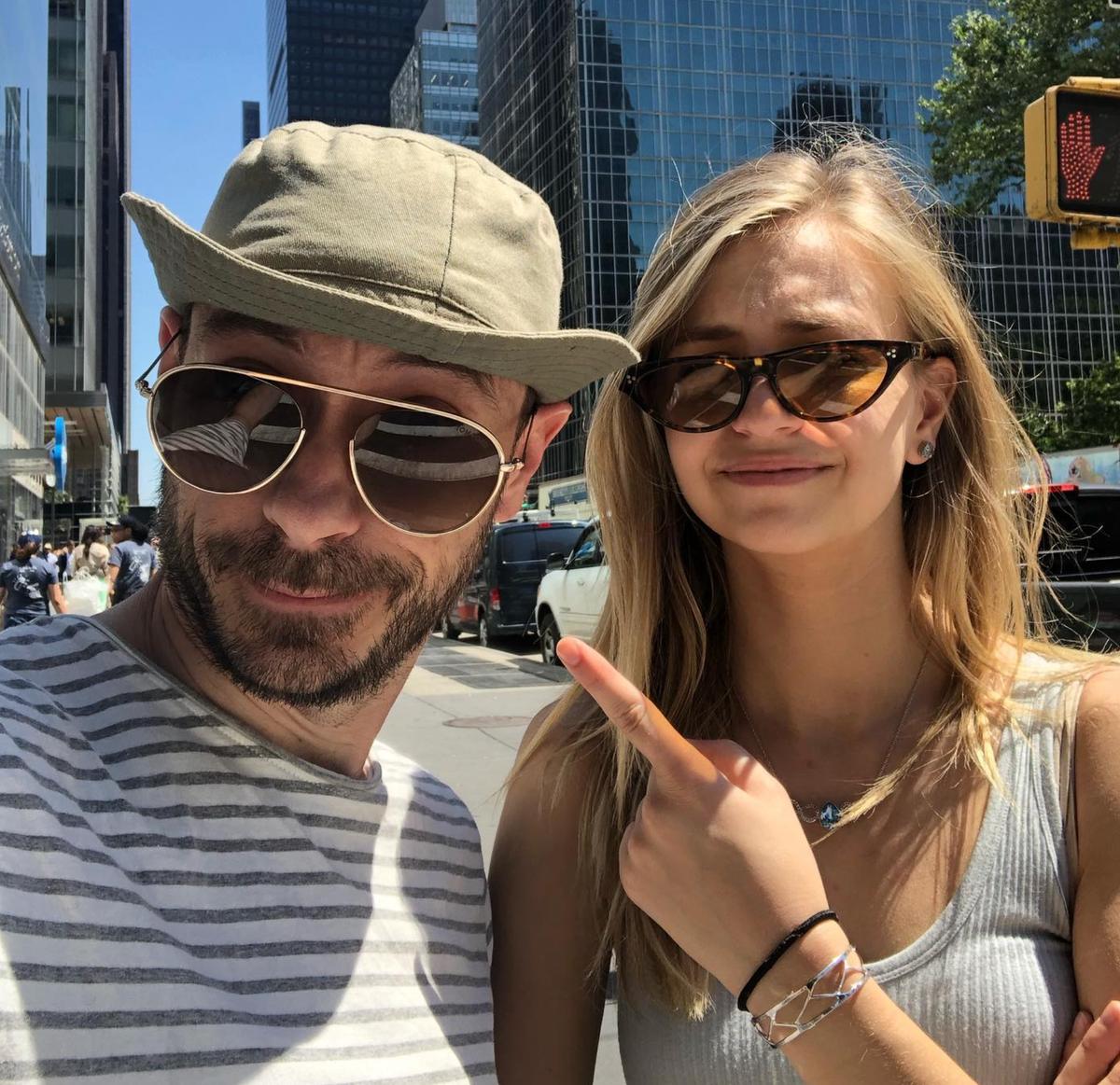 Ludiving Reding et son père Sébastien