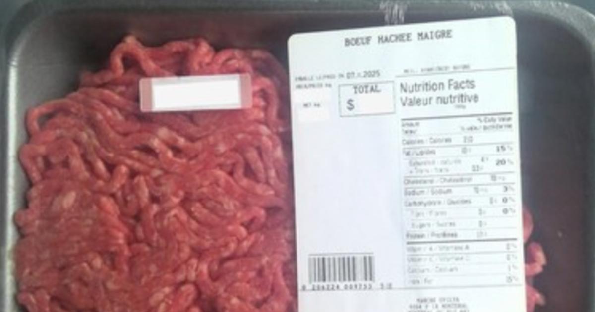 Le MAPAQ demande à la population de ne pas consommer ce boeuf haché ...