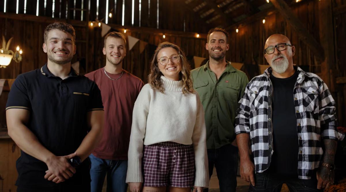 Les participants à L'Amour est dans le pré