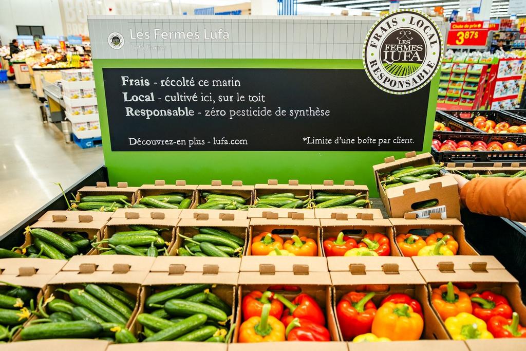 Légumes vendus chez Walmart