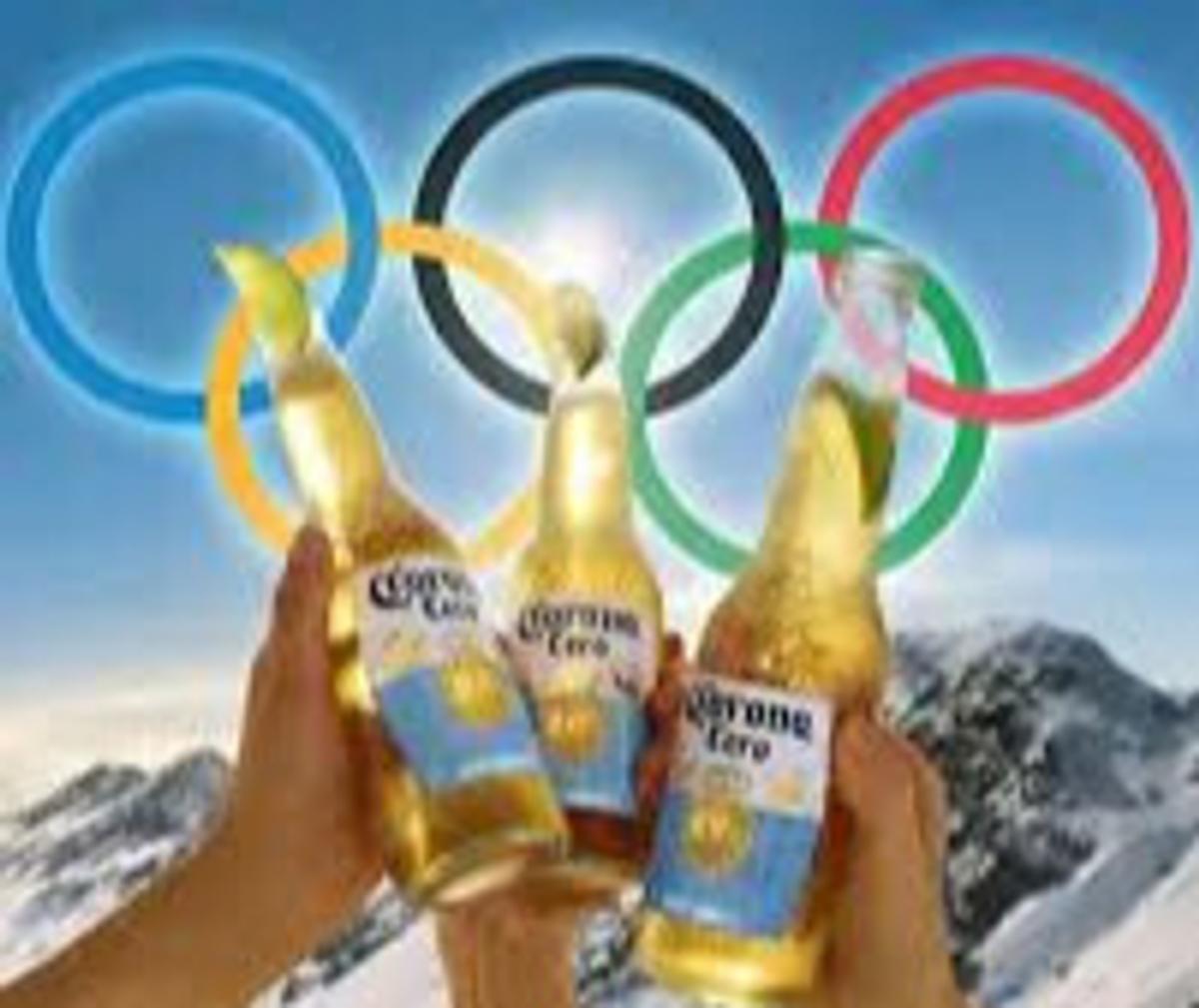 Alcohol at the Olympics in Milan. 