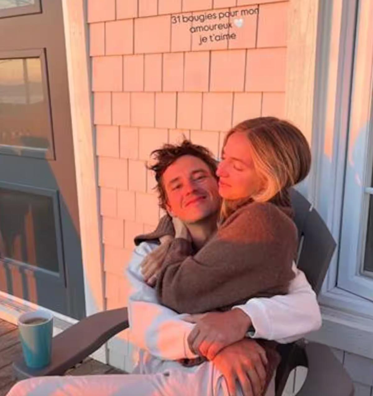 Ludivine Reding et son conjoint