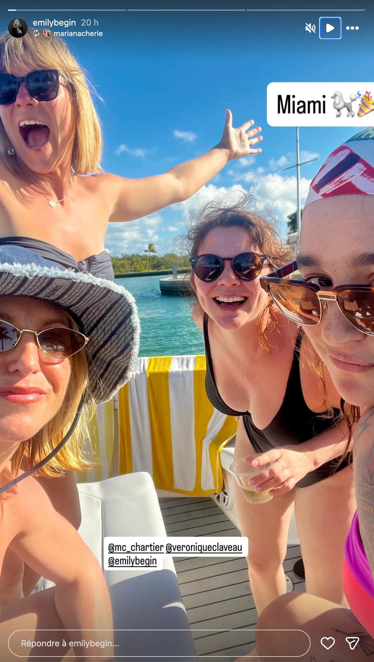Émily Bégin est en voyage à Miami