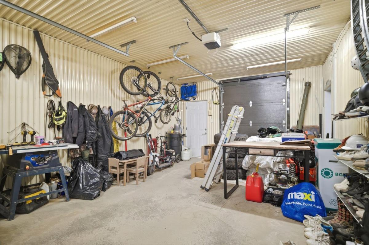 Le garage spacieux
