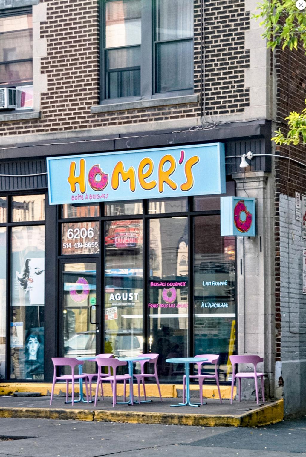 Un restaurant Homer's Beigne