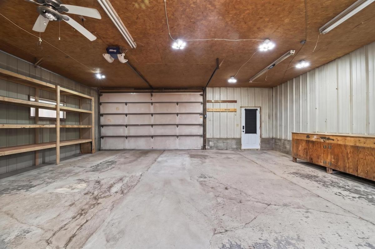 Espace de rangement du garage
