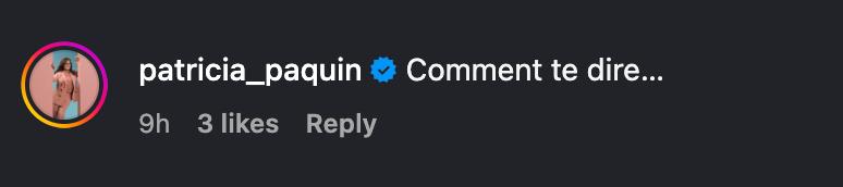 commentaire Instagram