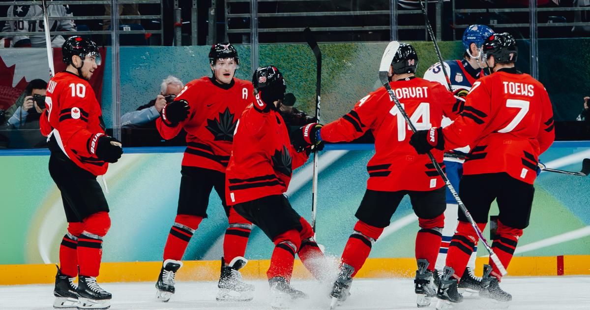 Équipe Canada but 1-1 contre USA 2026