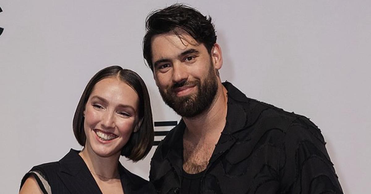 Photo: mondedestars.com Florence Dubé-Moreau et Laurent Duvernay-Tardif