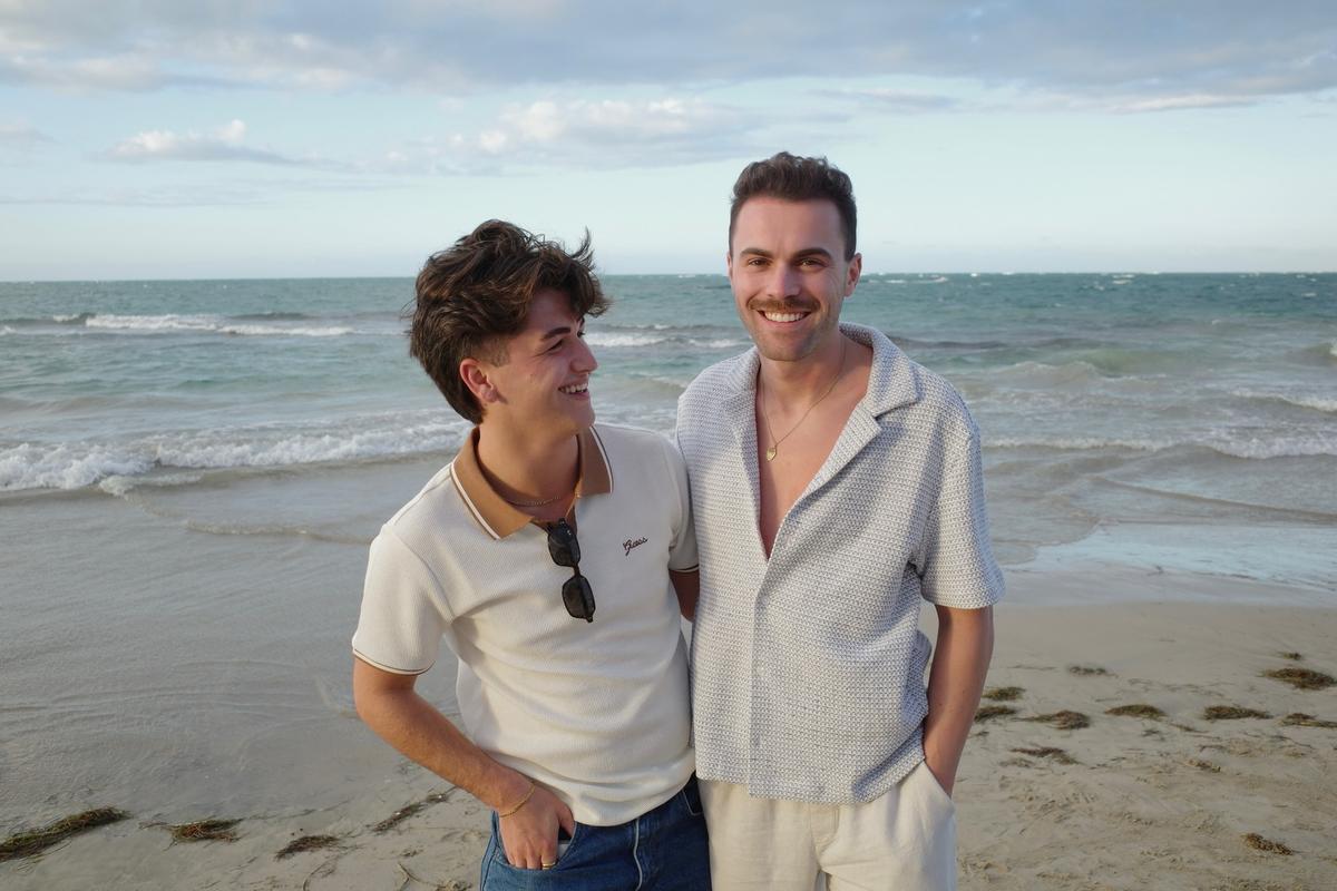 Marc-Antoine Delage et son amoureux Justin Boyer