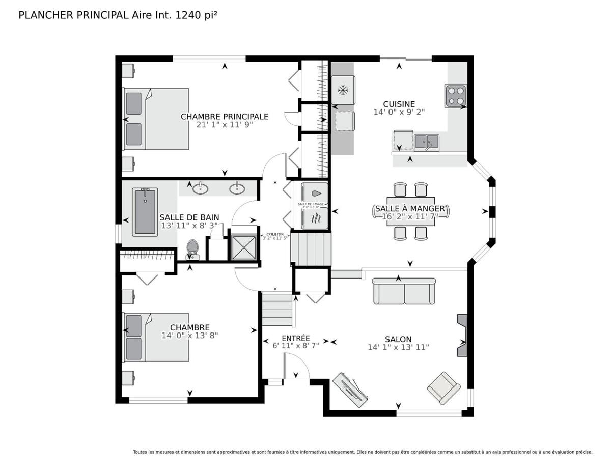 Plan du rez-de-chaussée
