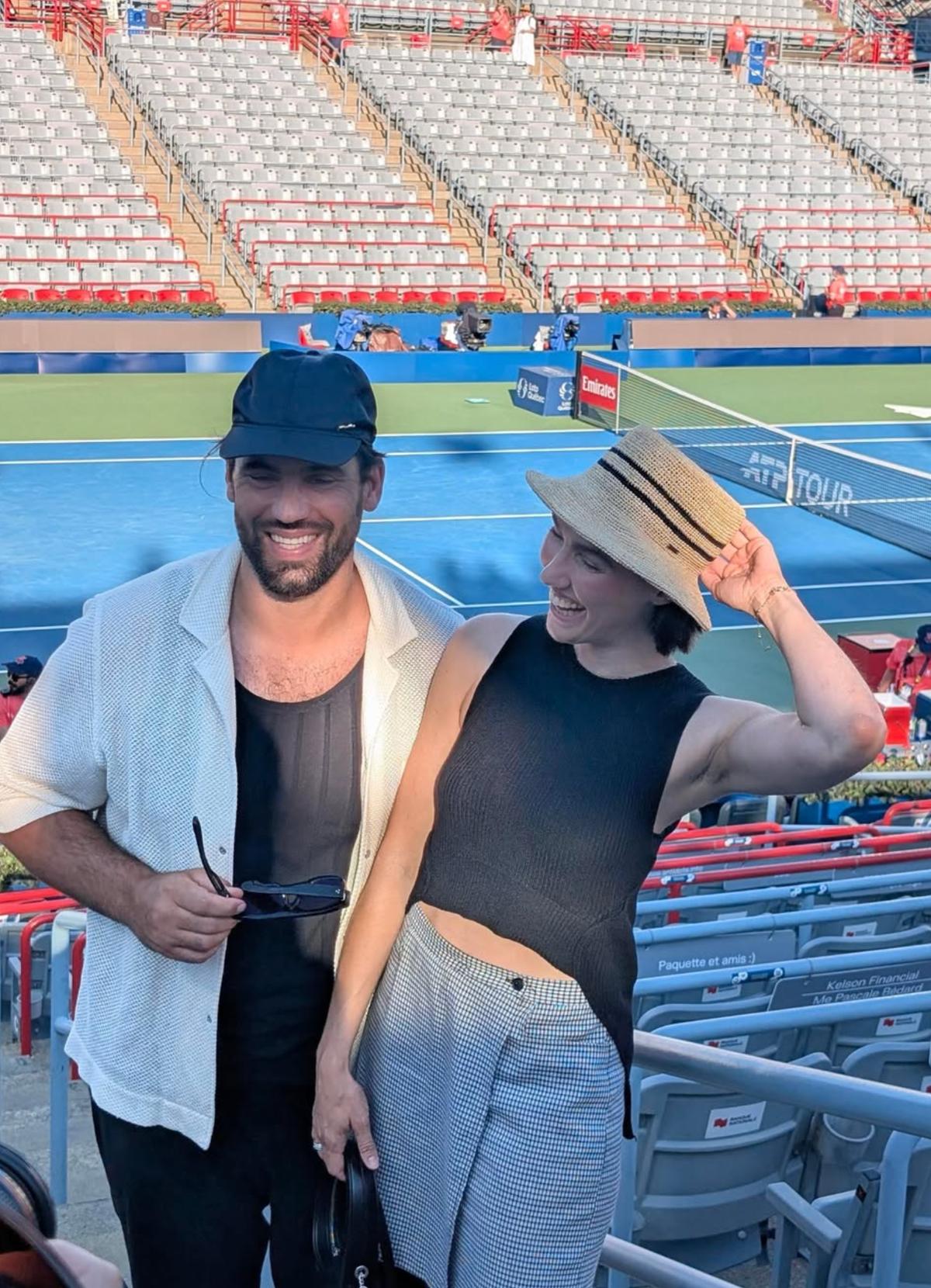 Laurent Duvernay-Tardif et Florence-Agathe Dubé-Moreau