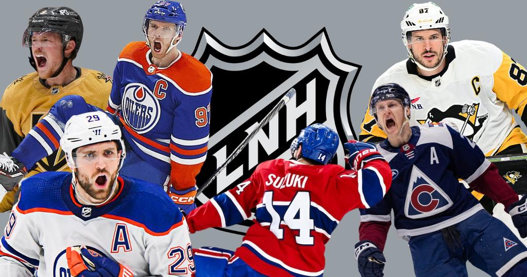 Top 6 centres LNH 2024-25