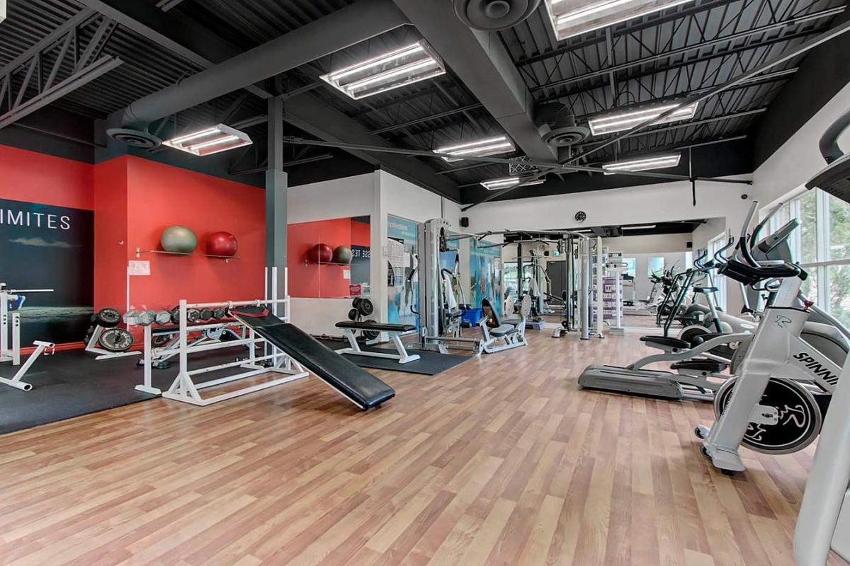 Salle d'exercice du complexe