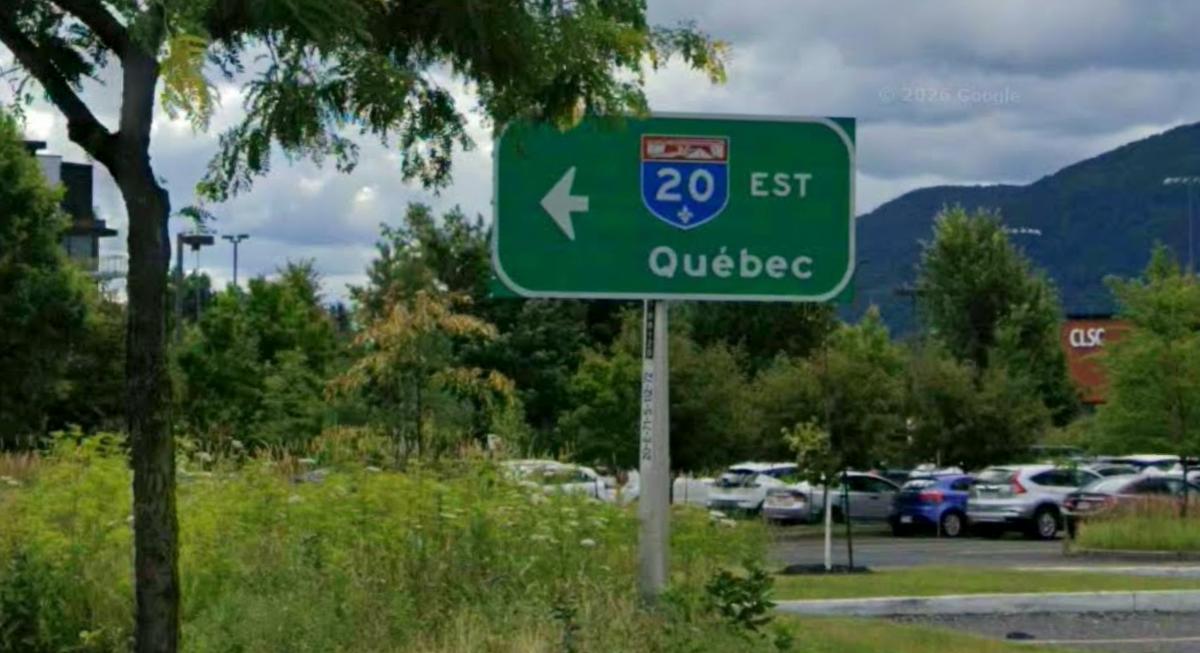 Entrée autoroute 20 EST boulevard Serge-Pépin à Beloeil