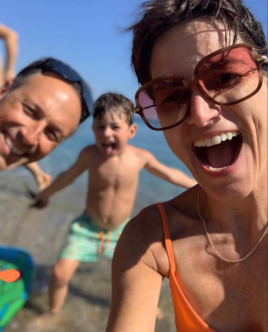Julie Marcoux et sa famille