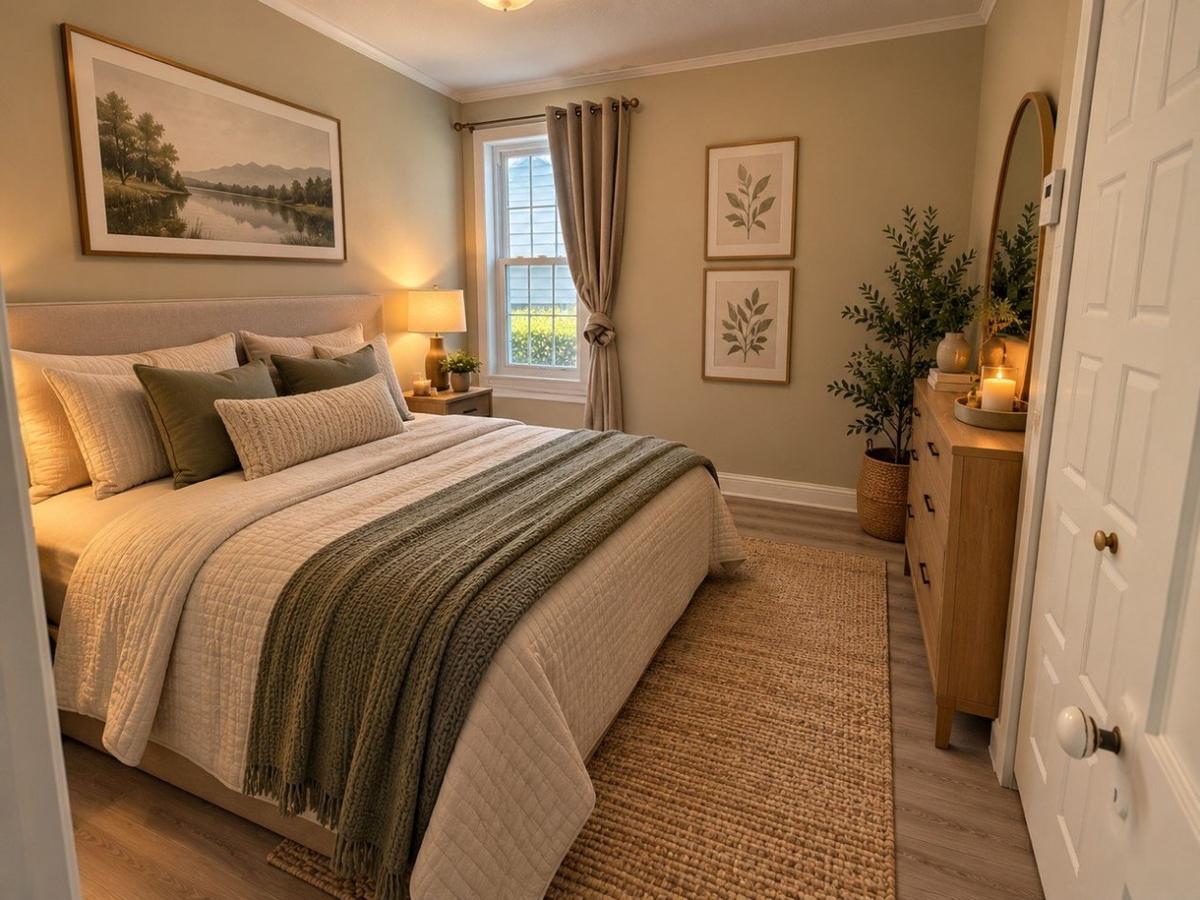 Détail de la chambre principale