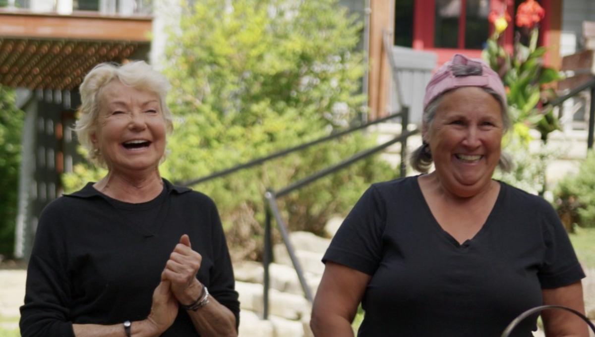 Marjo et Marthe Laverdière à Planter avec Marthe