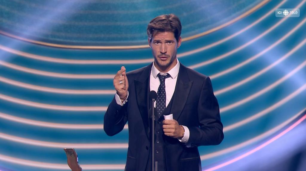 Éric Bruneau au 40e Gala Les Gémeaux
