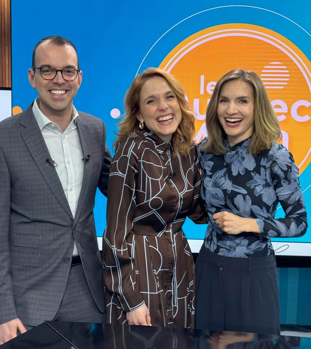 Isabelle Perron et ses collègues