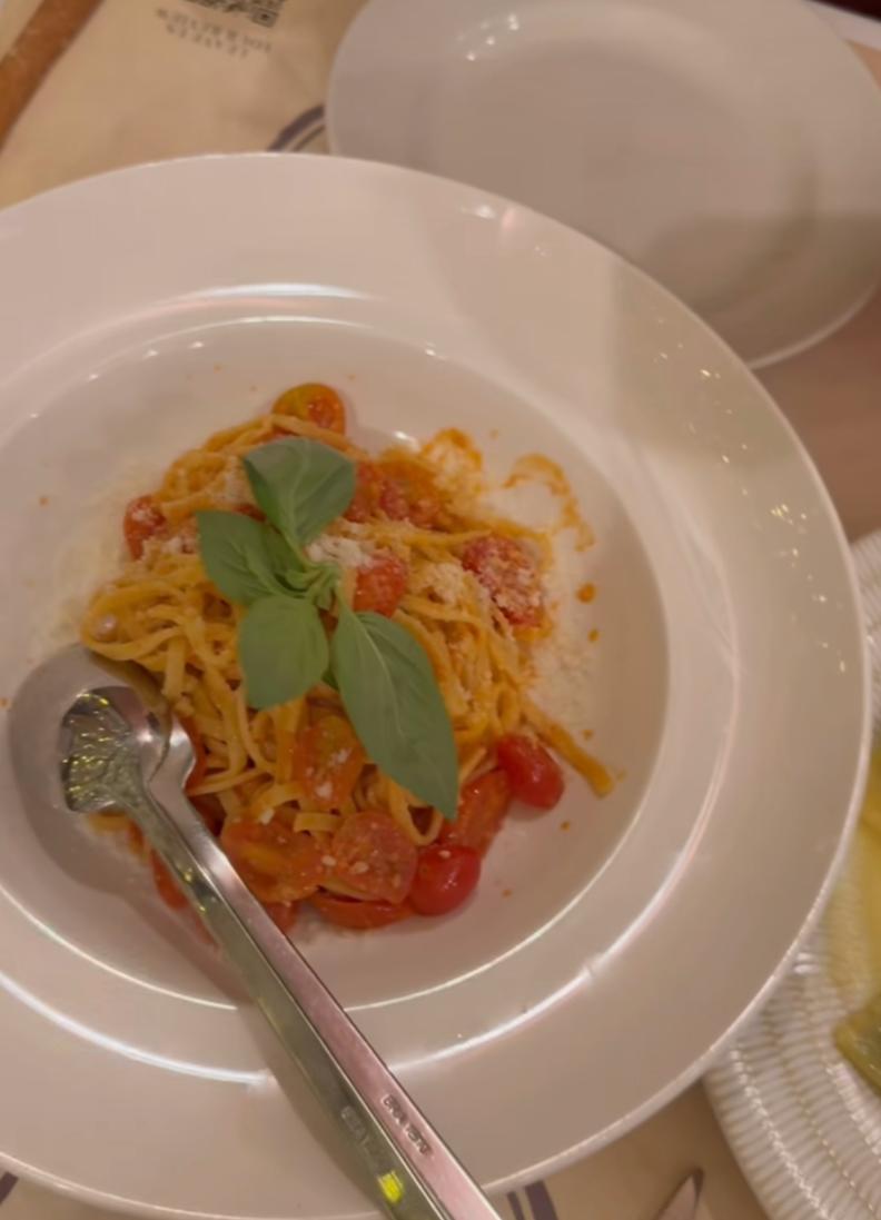 Assiette de spaghetti
