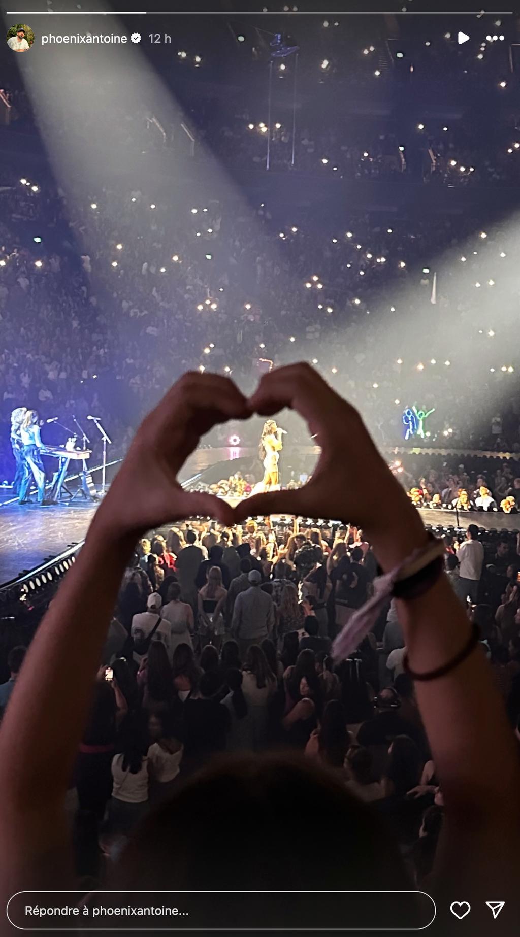 Félix-Antoine Tremblay au spectacle de Katy Perry le 30 juillet 2025