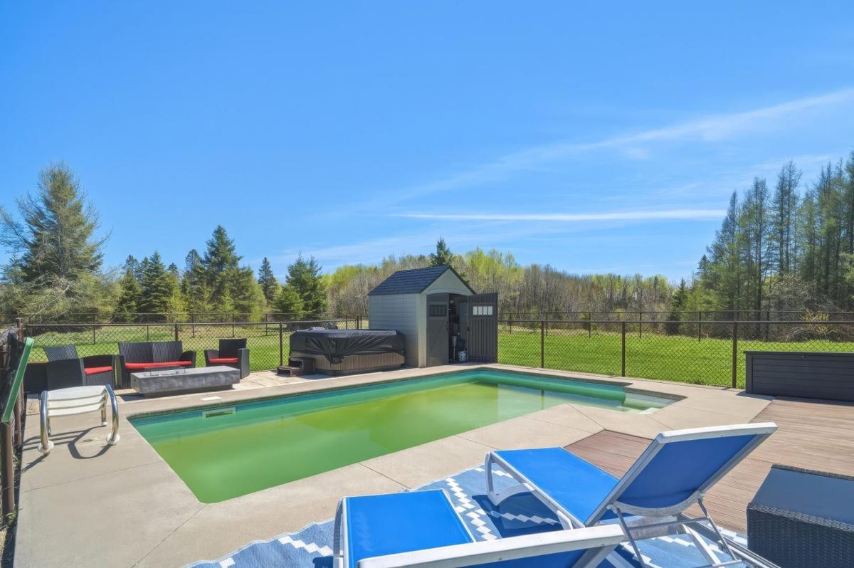 La piscine creusée chauffée