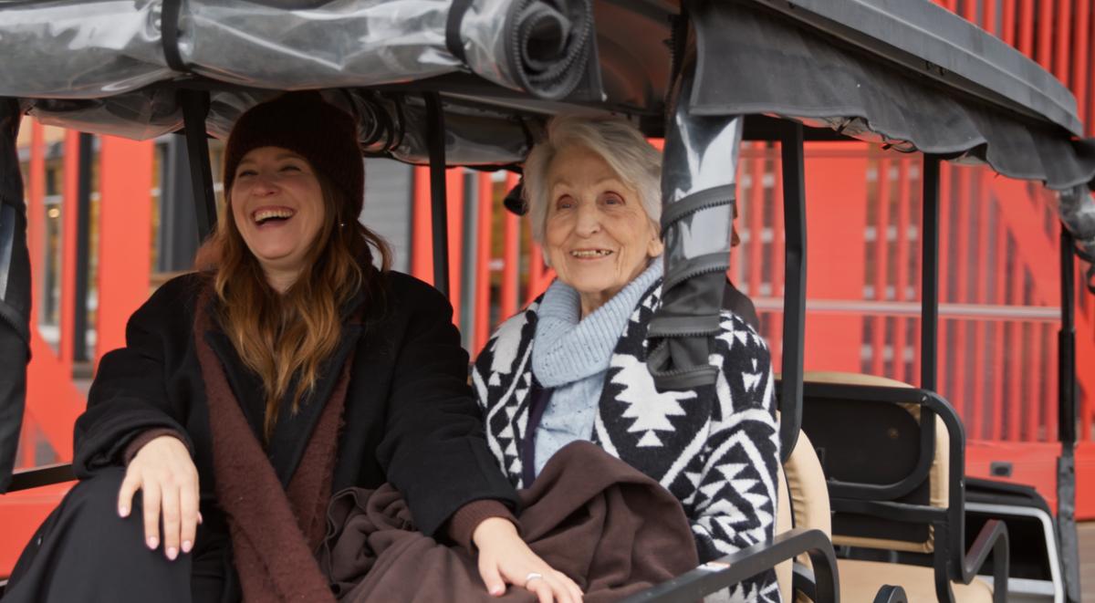Pascale Renaud-Hébert et sa grand-mère Suzanne