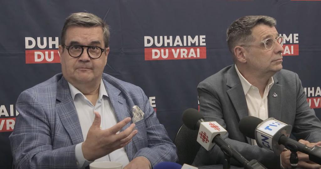 Denis Coderre et Éric Duhaime