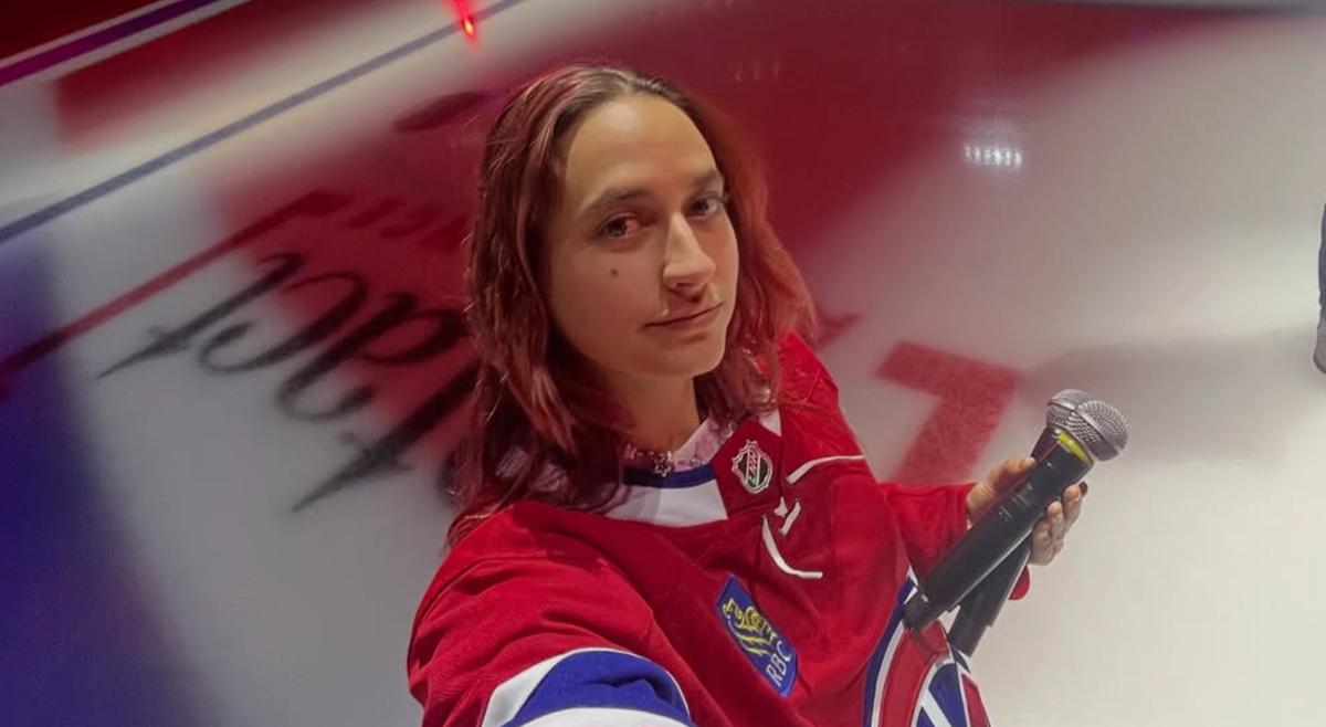 Éléonore Lagacé au Centre Bell