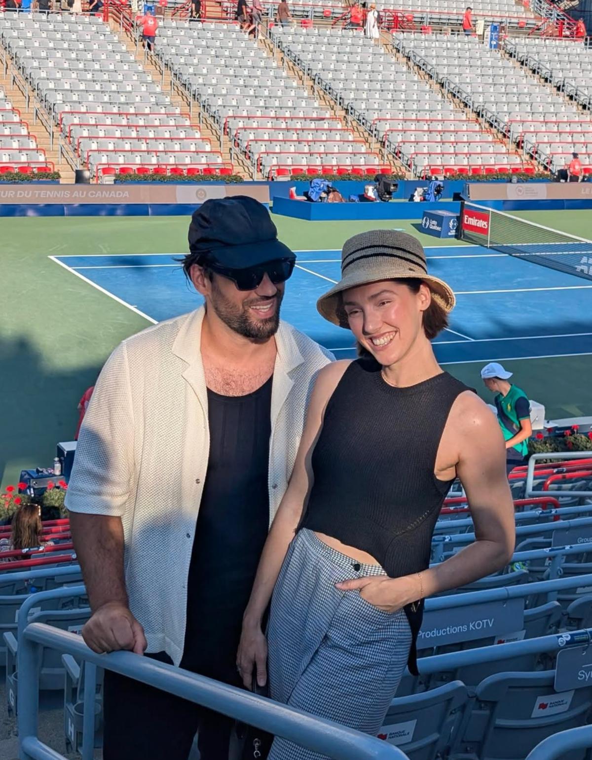 Laurent Duvernay-Tardif avec Florence-Agathe Dubé-Moreau