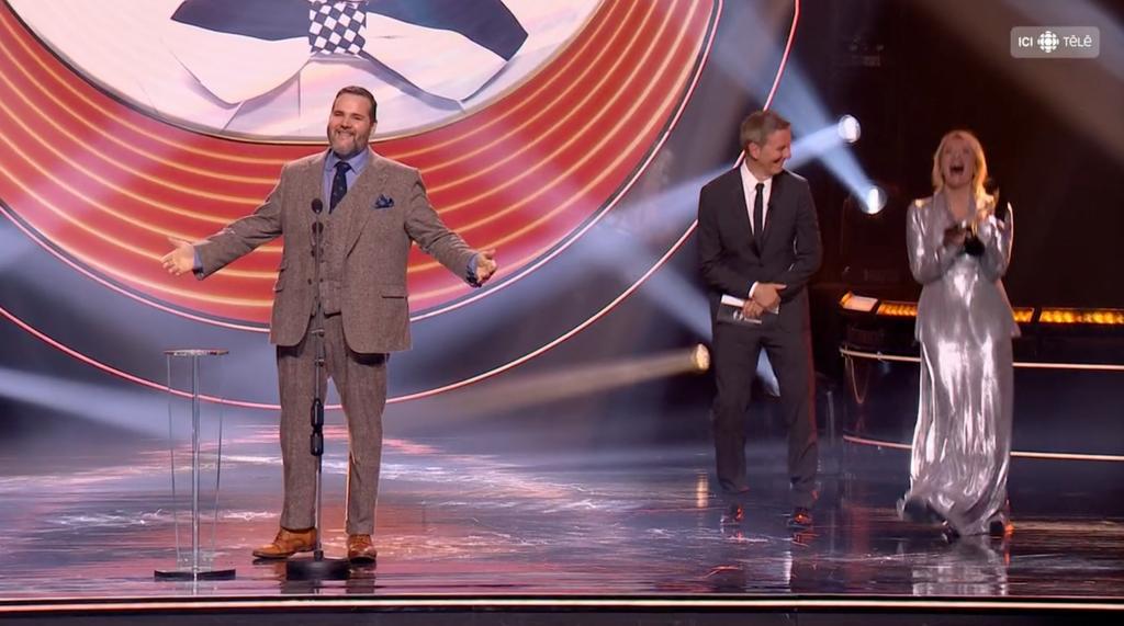 Antoine Bertrand au Gala les Gémeaux