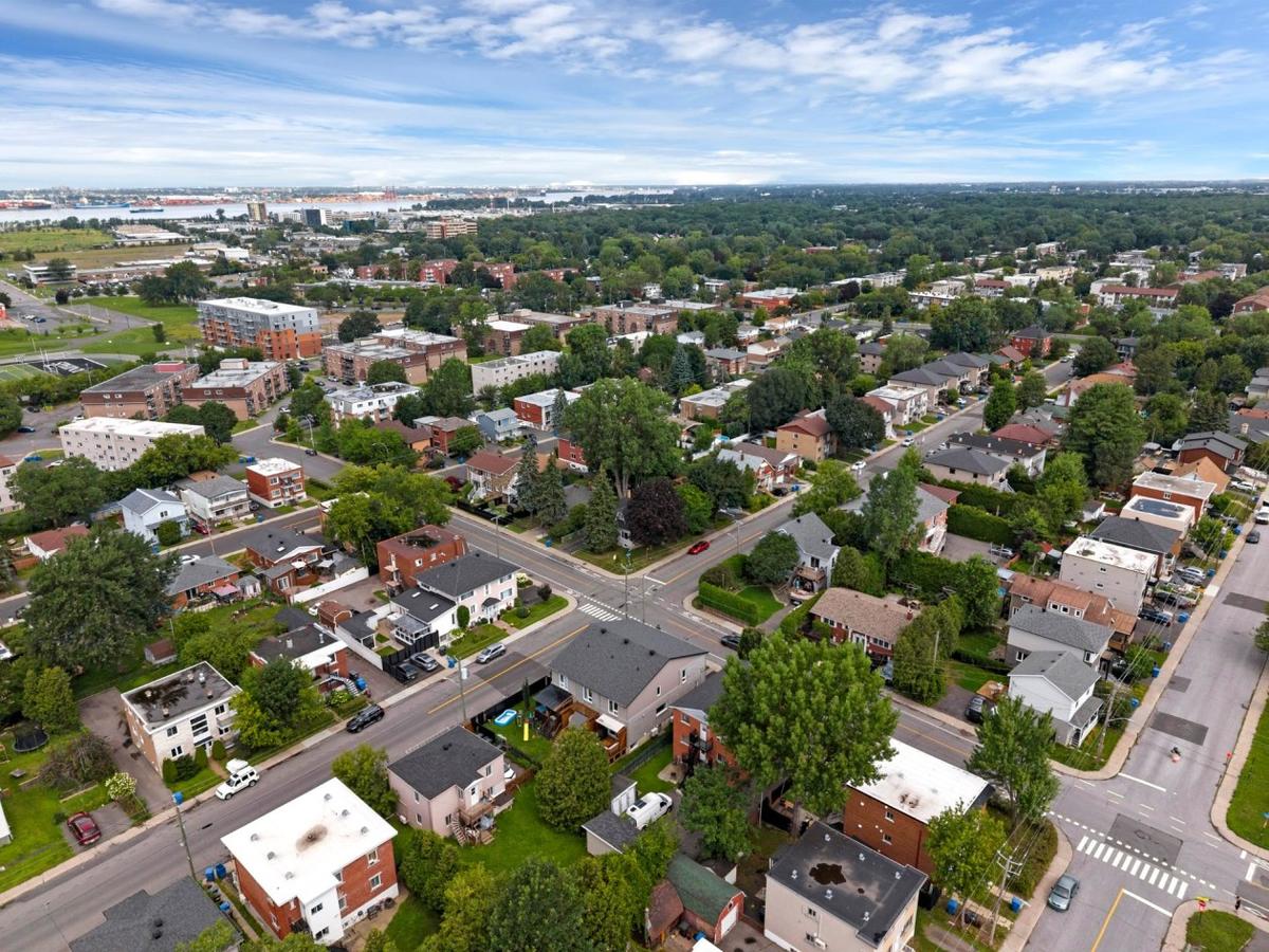 Vue aérienne du quartier