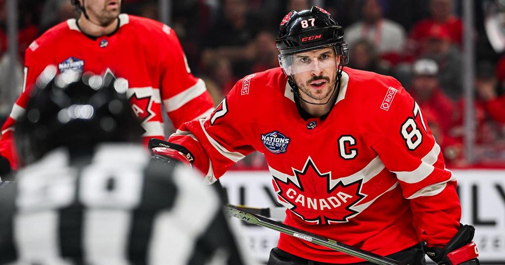Sidney Crosby-Canada-David Kirouac-Imagn Images