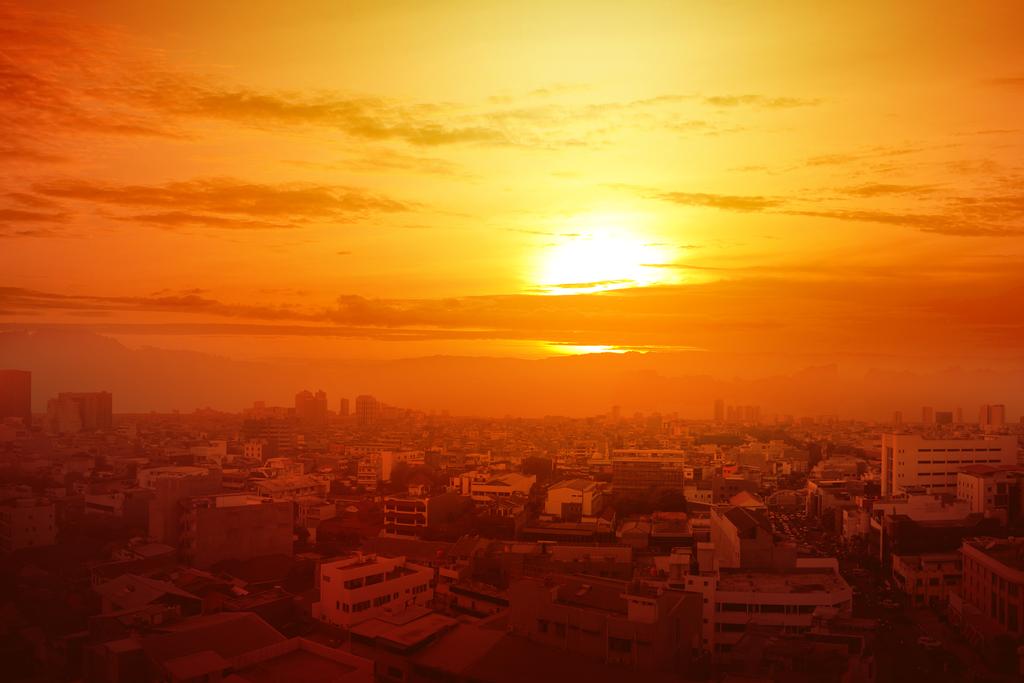 Canicule sur une ville