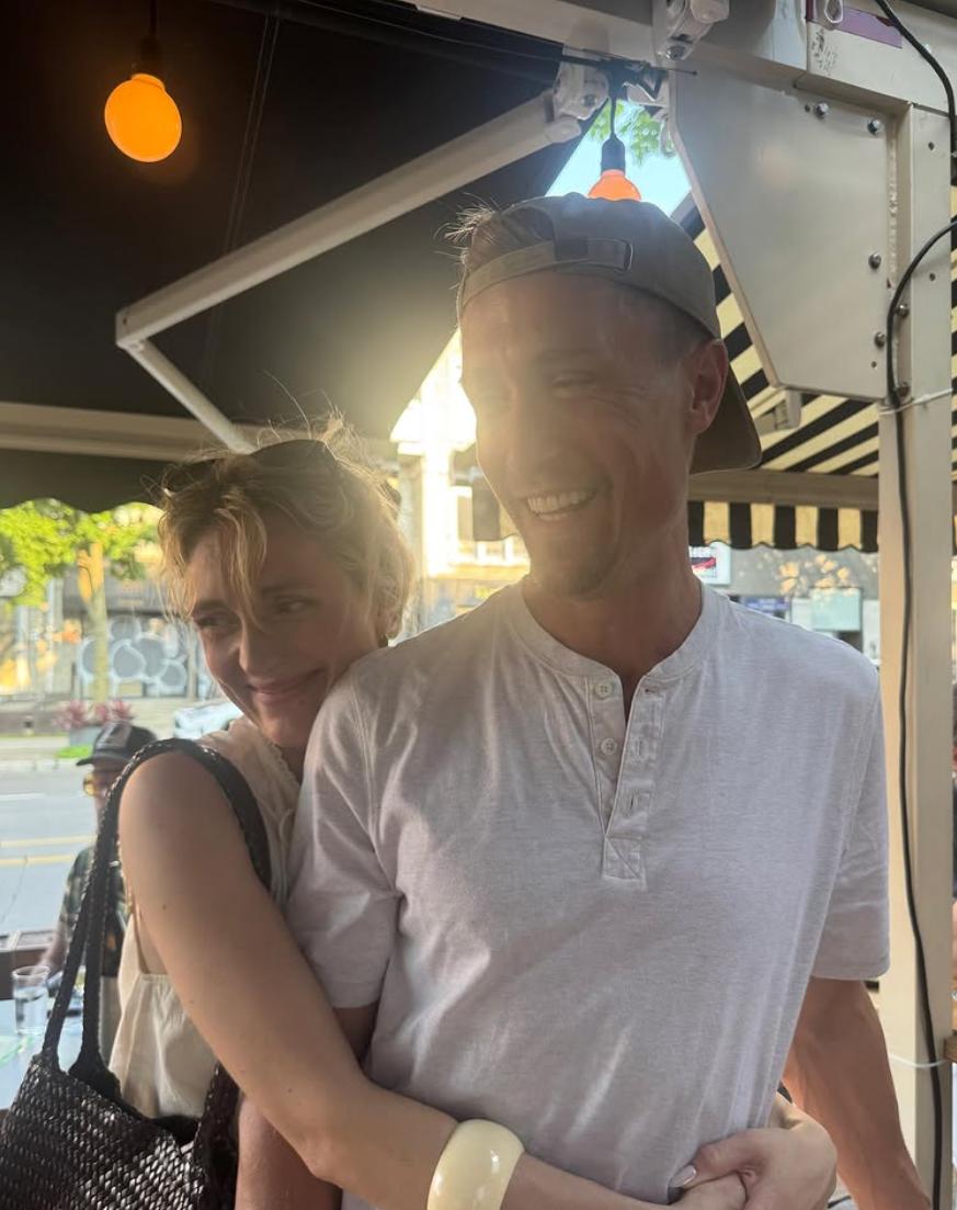 Evelyne Brochu et son conjoint Nicolas Schirmer